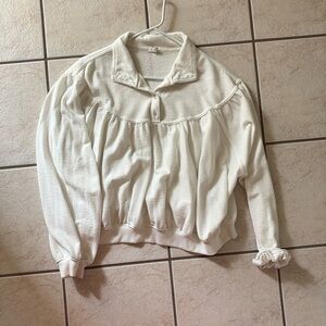 Like New Aerie white button top